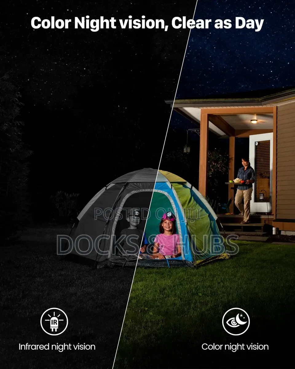 Vimkim PTZ Wireless Security Cameras - /Solar Charge (2 Pack Bundle)