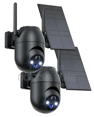 Vimkim PTZ Wireless Security Cameras - /Solar Charge (2 Pack Bundle)