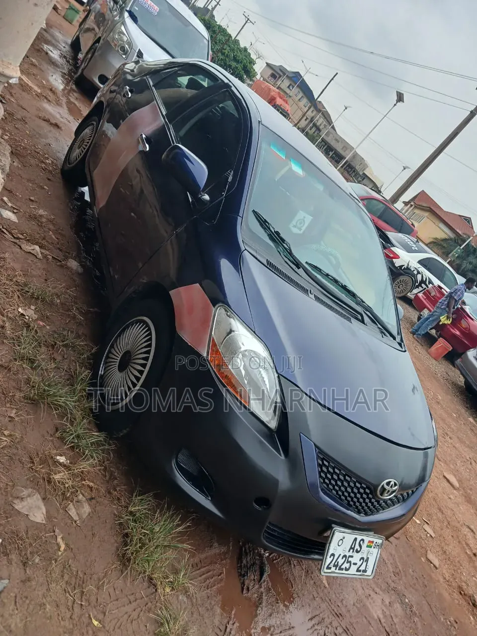 Toyota Yaris 2008 Blue