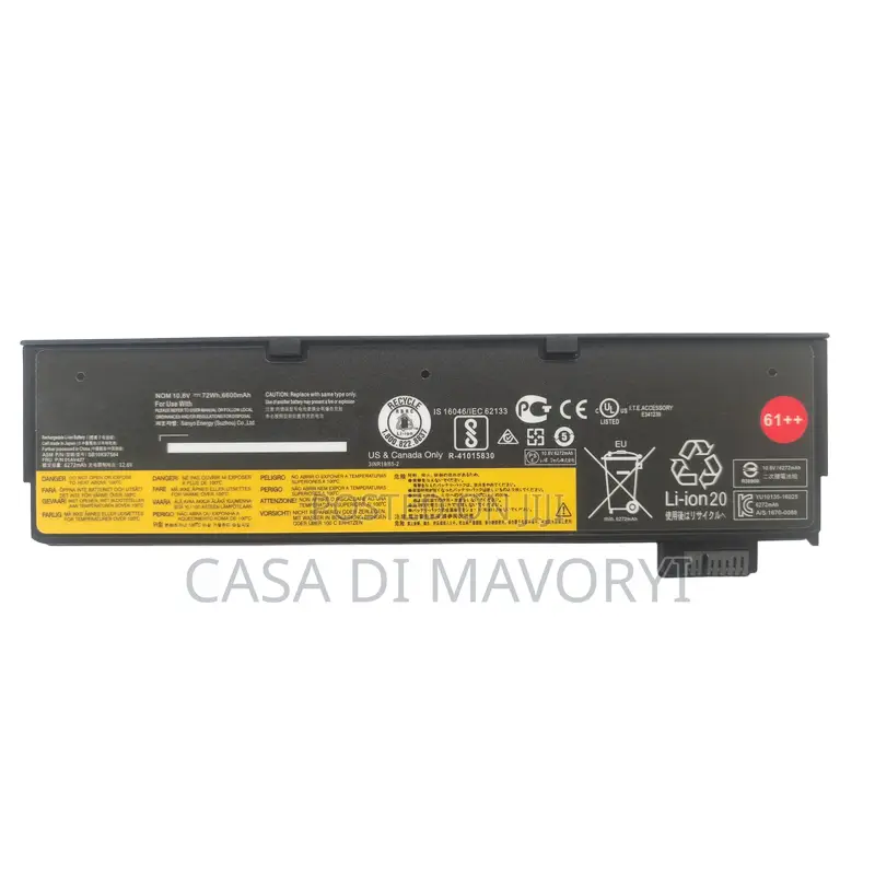 Laptop Battery Lenovo Thinkpad T470 T480 T570 T580 P51s 01av423 61++