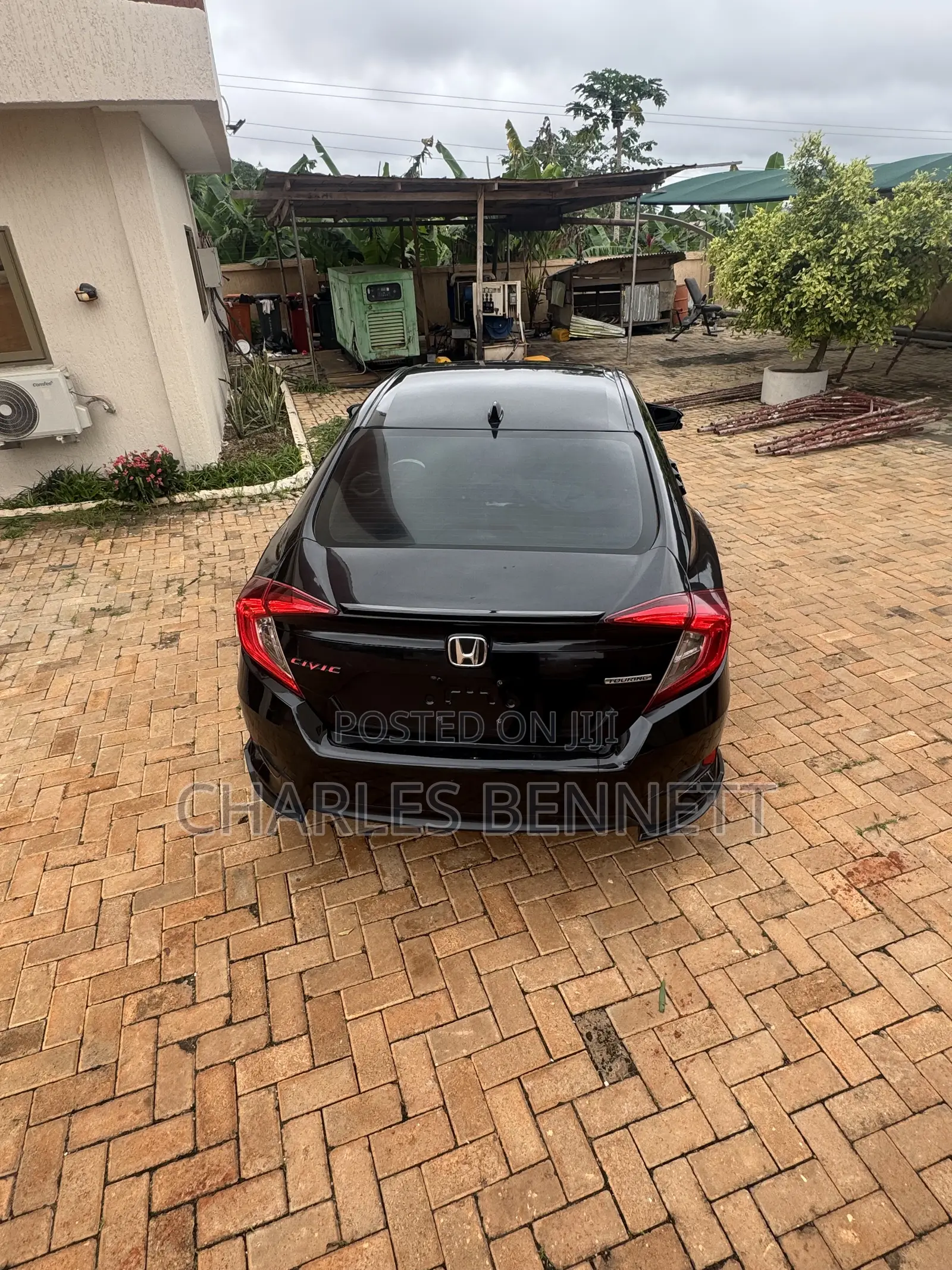 Honda Civic Touring 4dr Sedan (1.5L 4cyl) 2017 Black