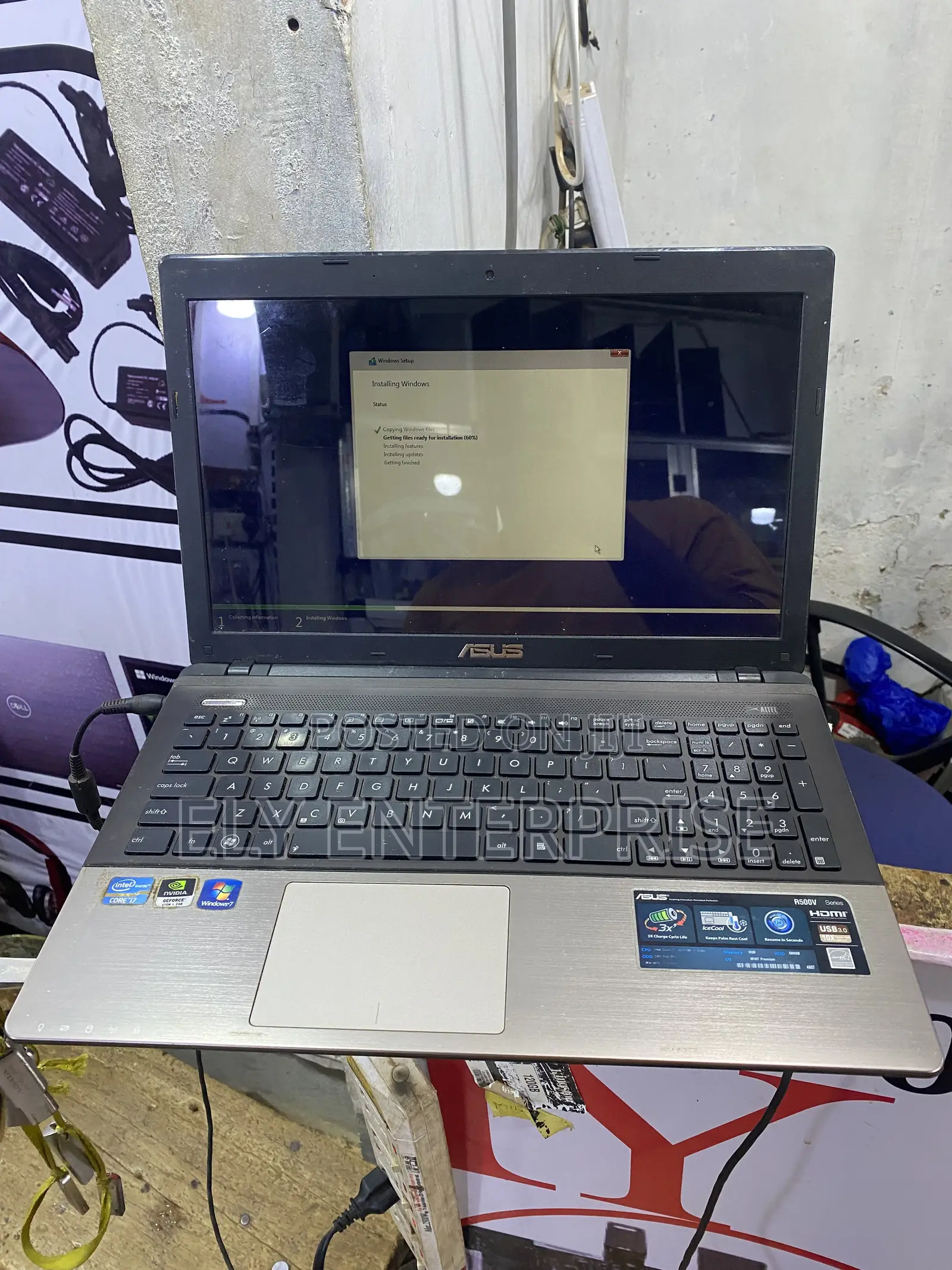 Laptop Asus K55VD 8GB Intel Core i7 HDD 500GB