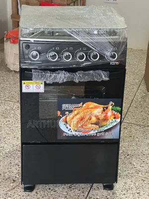 German Plus 50X50 4- Burner Gas Cooker With Oven Grill
