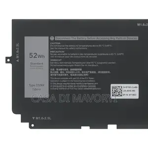 722KK Battery DELL XPS 13 9300 9310 9380 Series P117G P117G001