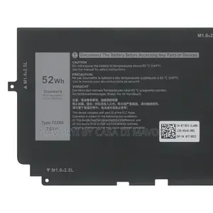 722KK Battery DELL XPS 13 9300 9310 9380 Series P117G P117G001