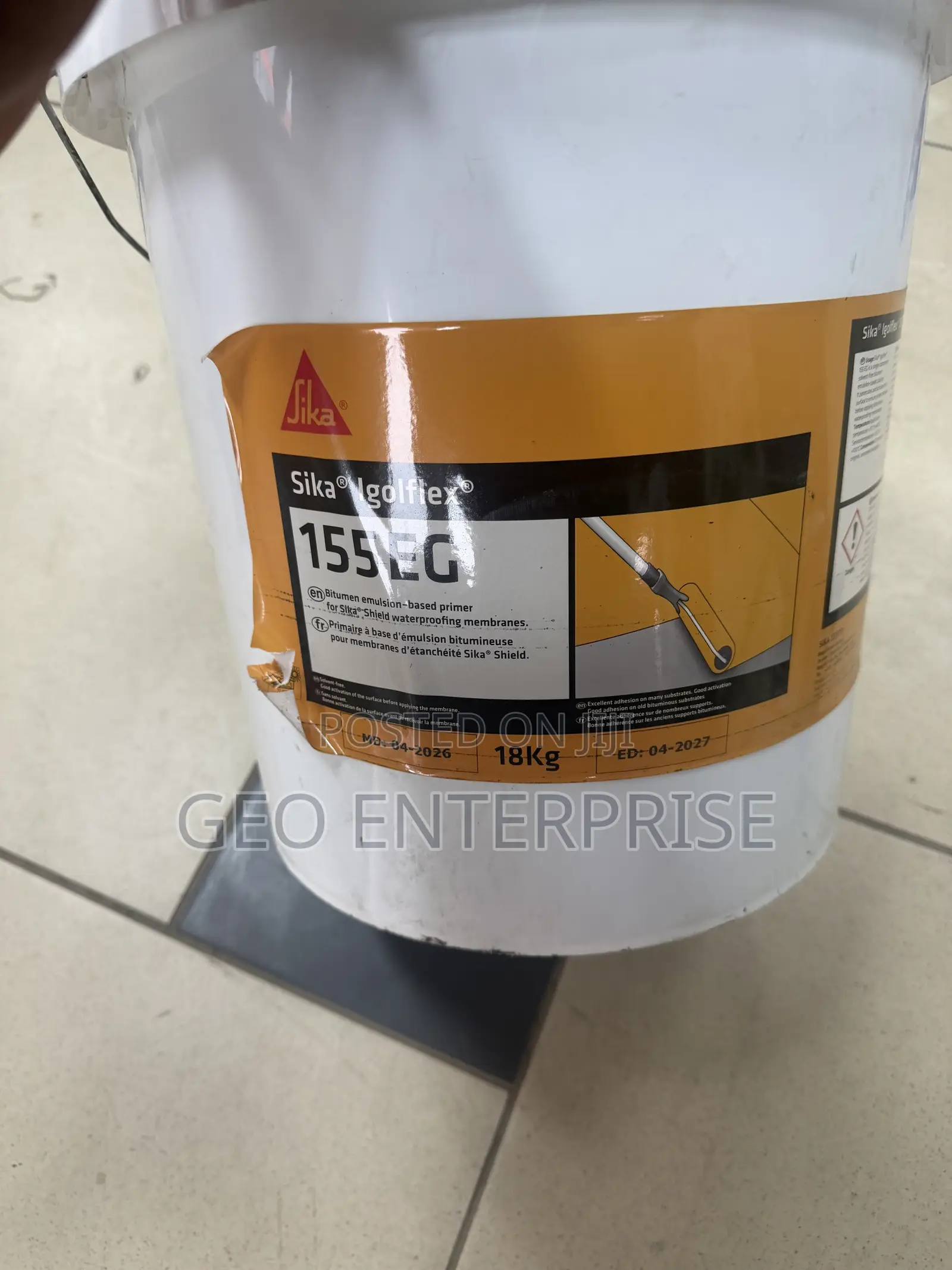 Sika 155EG Bitumen Waterproof Paint