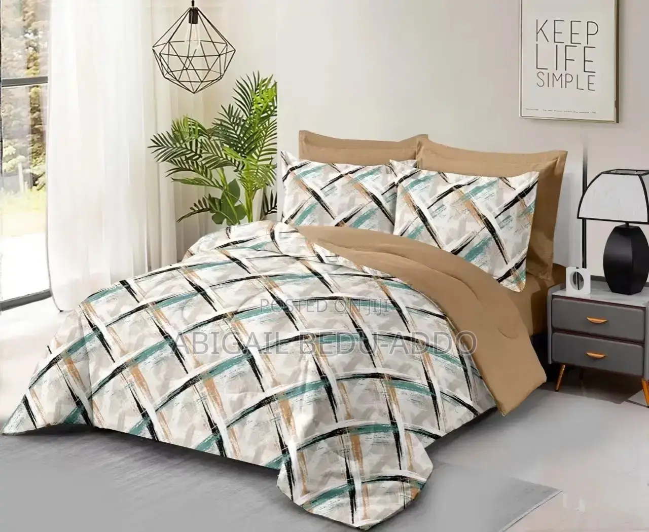 Plain Designed Bedsheets