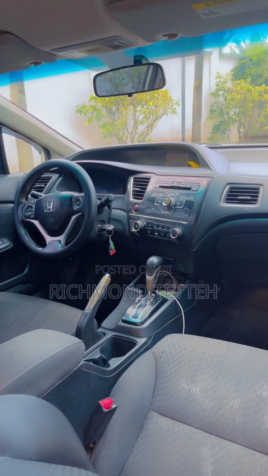 Honda Civic EX 2dr Coupe (1.8L 4cyl CVT) 2014 Off white