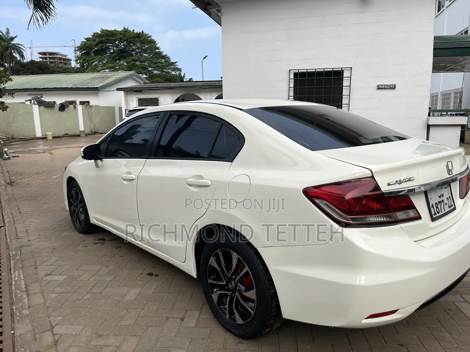 Honda Civic EX 2dr Coupe (1.8L 4cyl CVT) 2014 Off white
