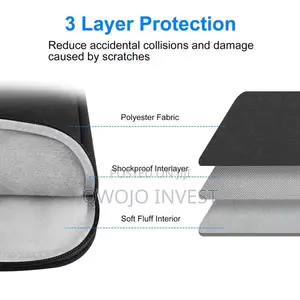Solid Laptop Sleeve Case With Handle