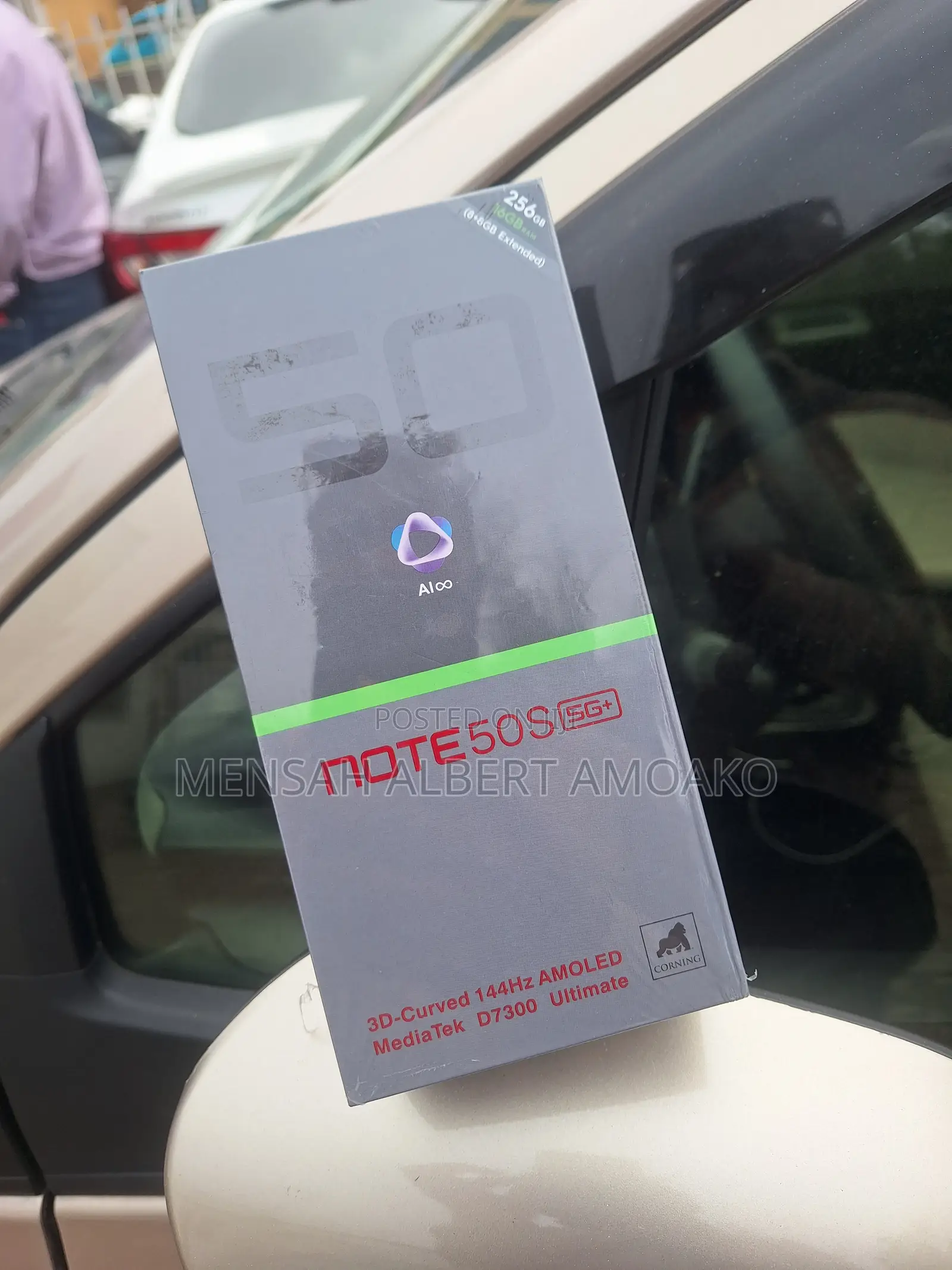 New Infinix Note 50s 256 GB Black