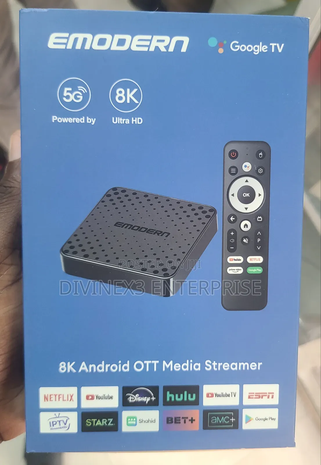 EMODERN Google TV Android OTT Media Streamer