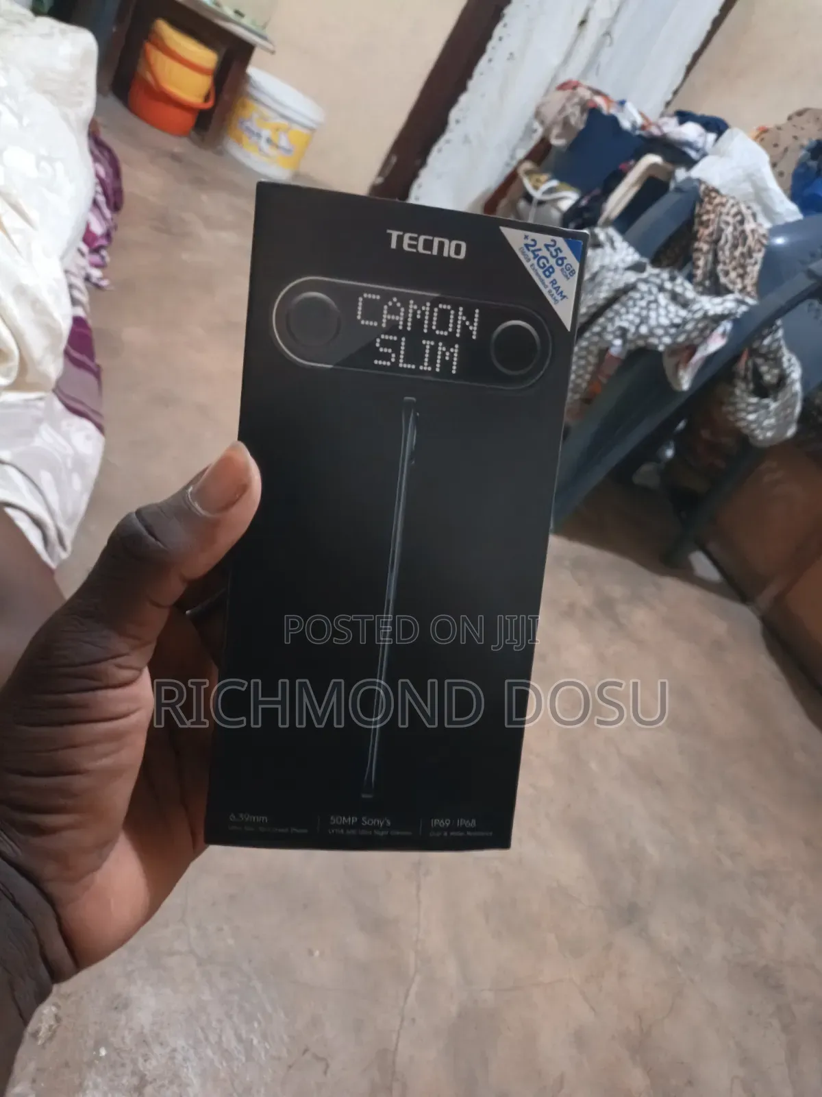 New Tecno Camon Slim 256 GB Black