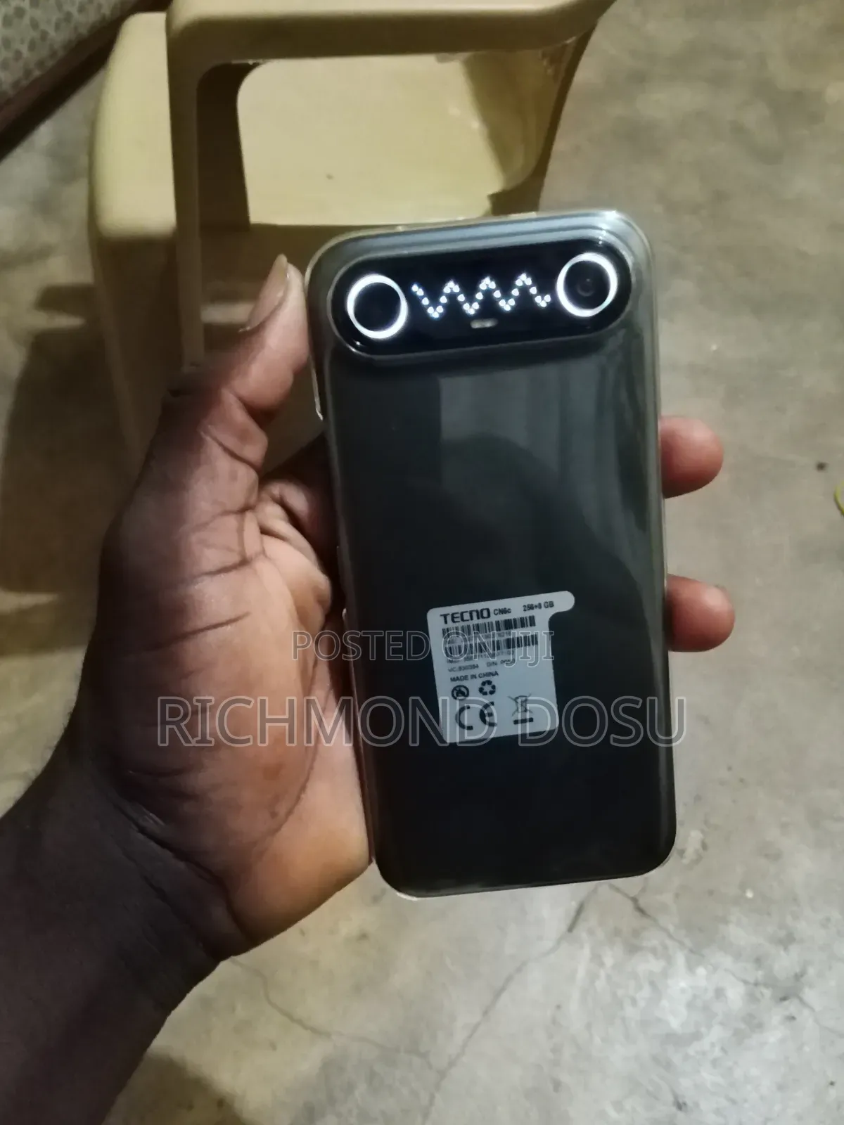 New Tecno Camon Slim 256 GB Black