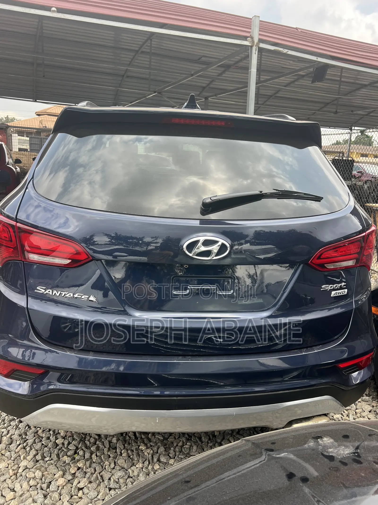 Hyundai Santa Fe SE AWD 2018 Blue