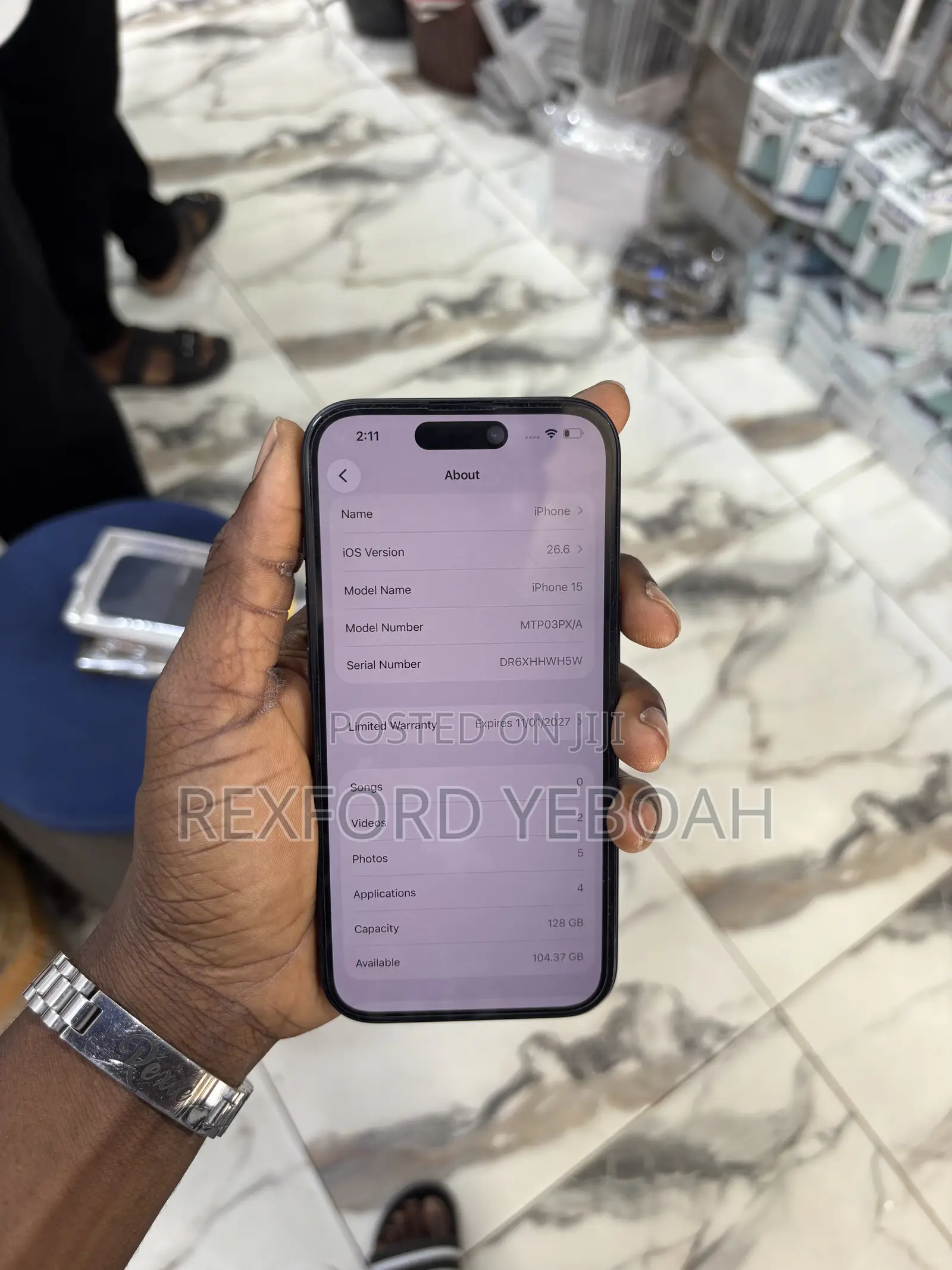 Apple iPhone 15 128 GB Black