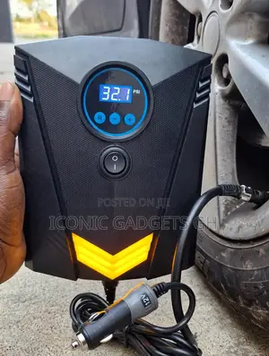 Digital Car Air Pump With LCD Display