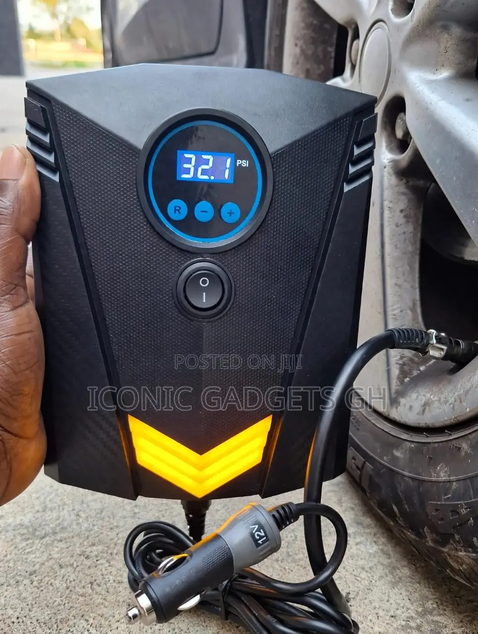 Digital Car Air Pump With LCD Display