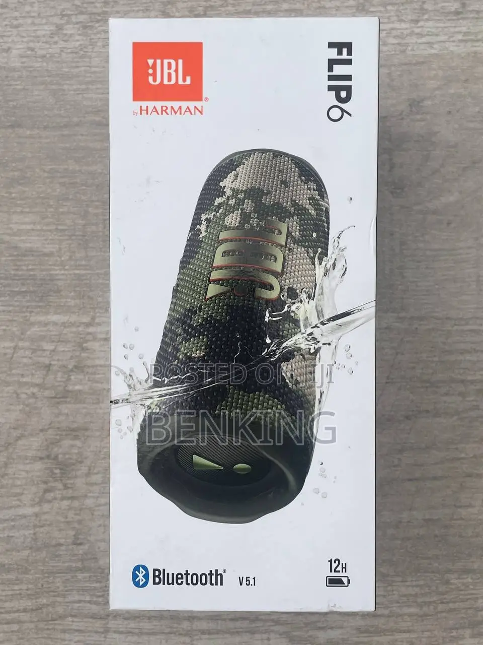 Original JBL Flip 6 Bluetooth Speaker