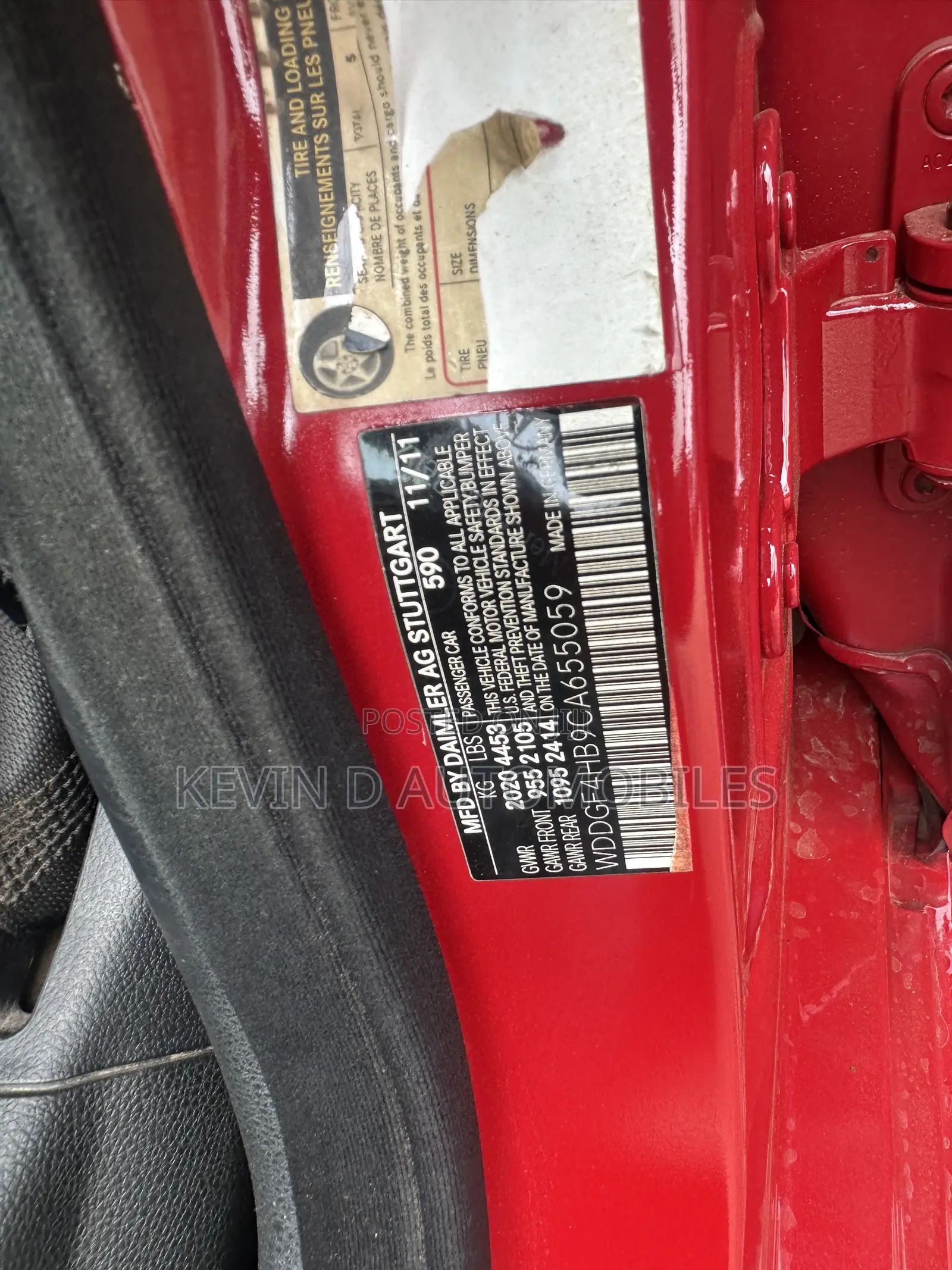 Mercedes-Benz C250 2012 Red