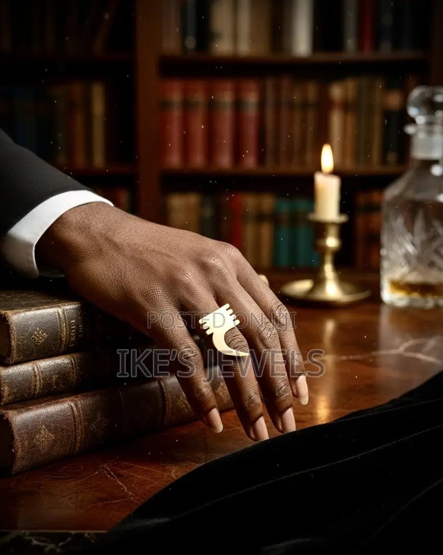 Adinkra Symbols Gold Rings