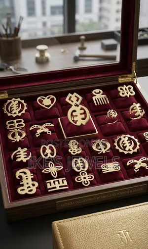 Adinkra Symbols Gold Rings