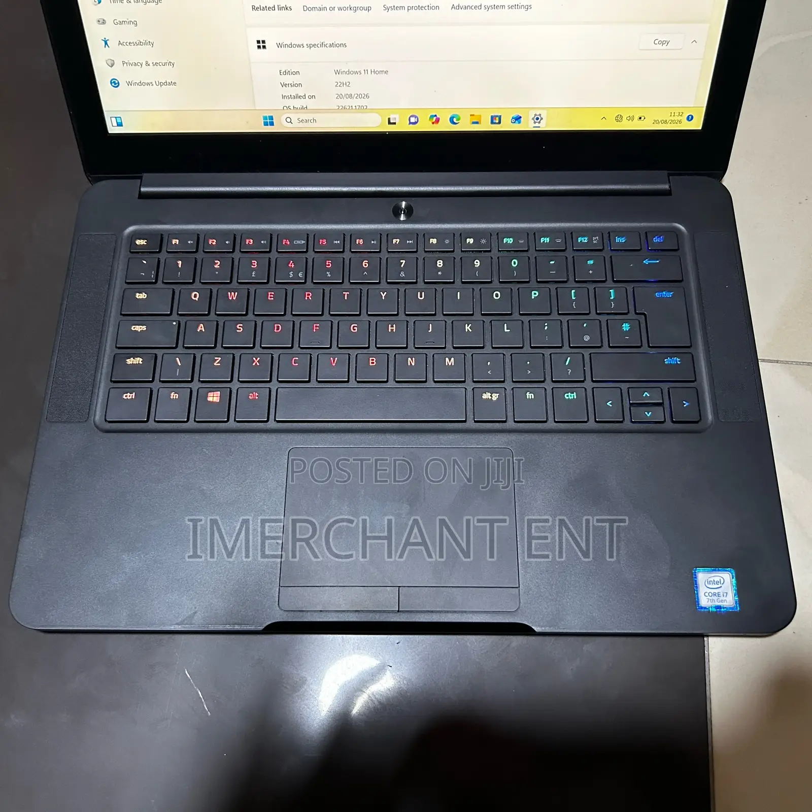 Laptop Razer Blade 16GB Intel Core i7 SSD 512GB