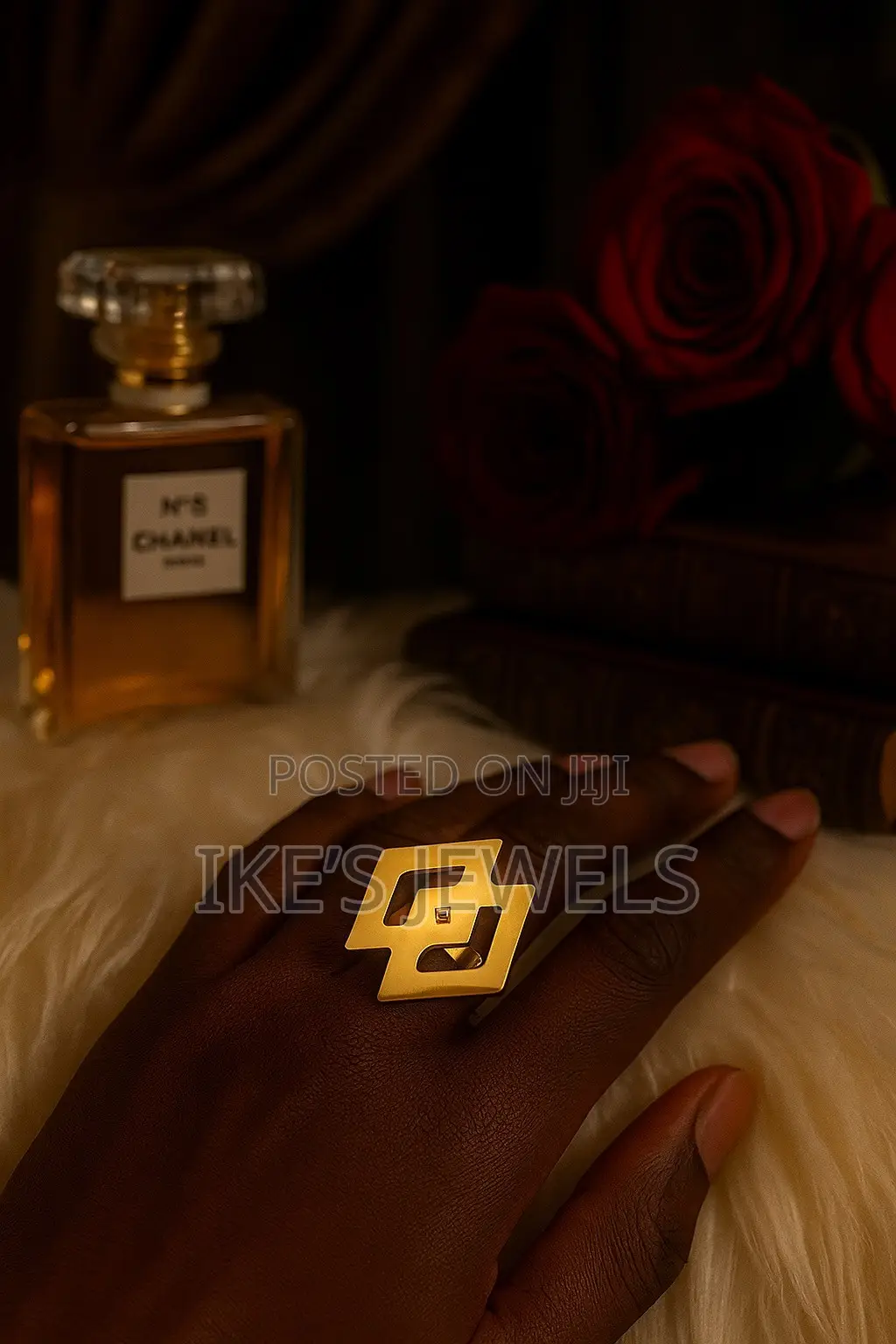 Adinkra Symbols Gold Rings