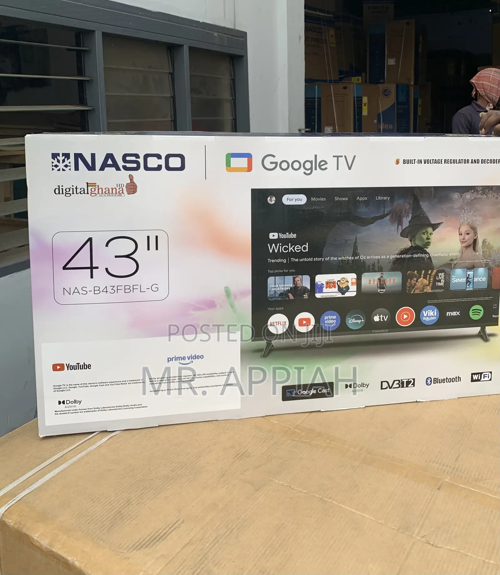 Get Affordable Nasco 43 Inch Full HD Smart Television(Black).