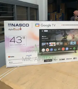 Get Affordable Nasco 43 Inch Full HD Smart Television(Black).