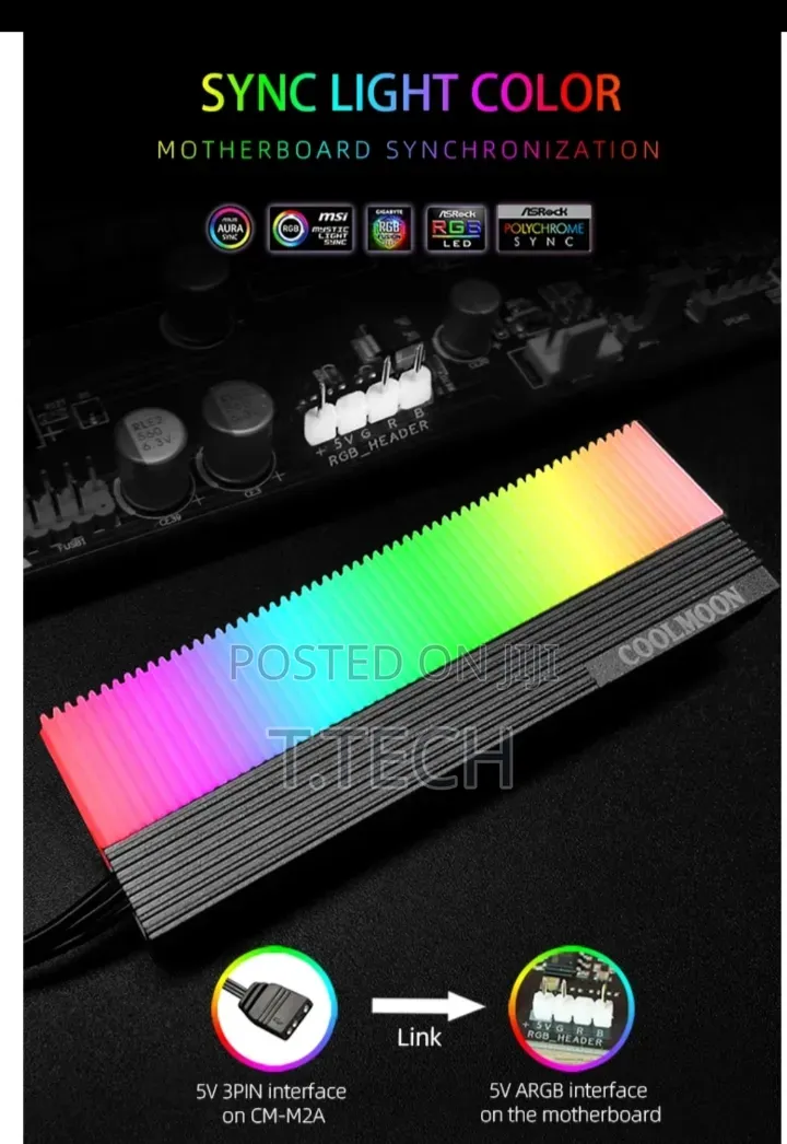 Argb M.2 SSD Shell Radiator
