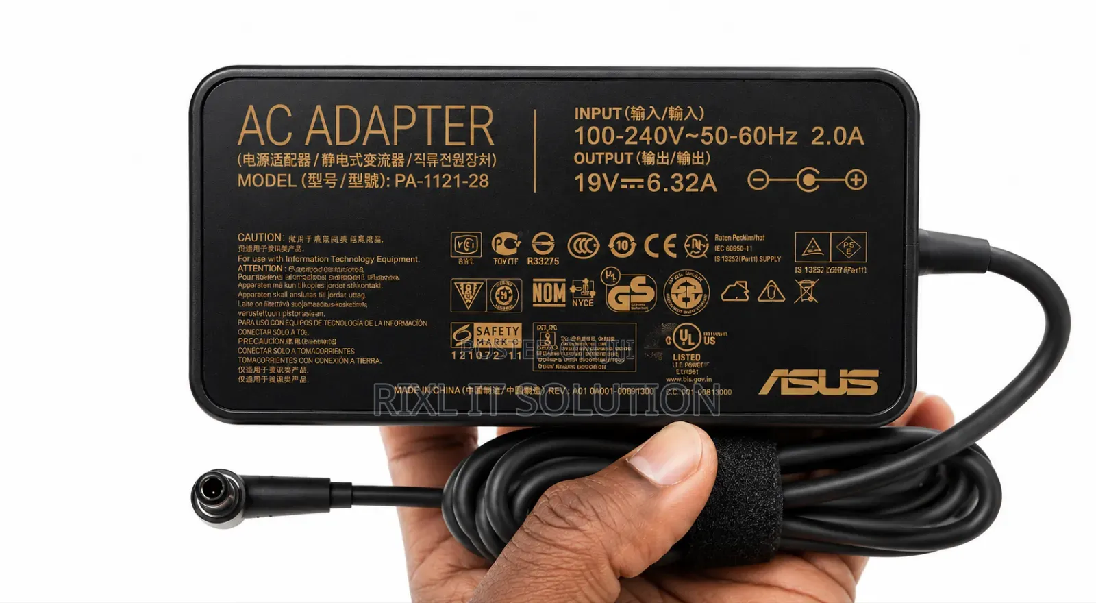 ASUS ROG 120W Original Laptop Charger 19V 6.32A Adapter 5.5x2.5mm