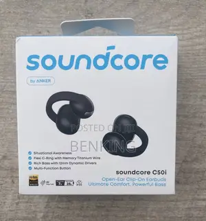 Original Soundcore C50i Open-Ear Clip-on Earbuds