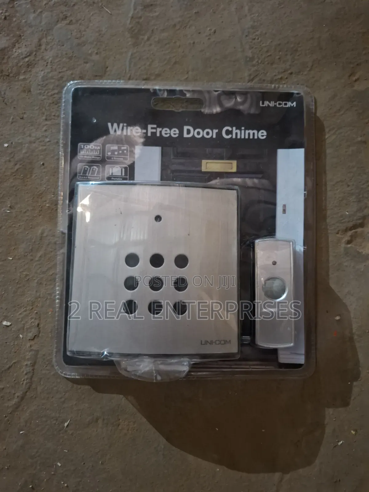 Uni-Com Wire-Free Door Chime Set