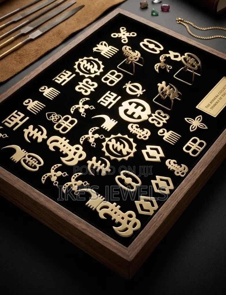 Adinkra Symbols Gold Rings