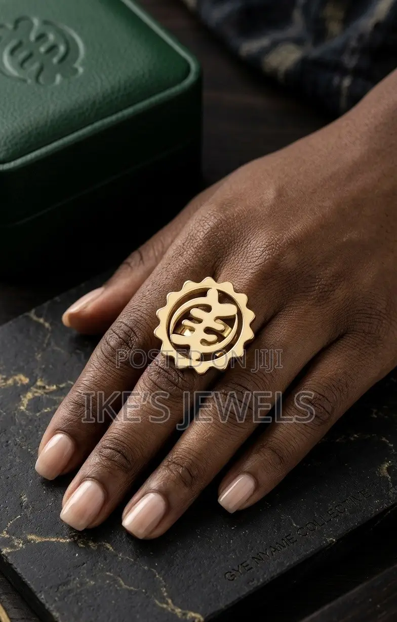 Adinkra Symbols Gold Rings