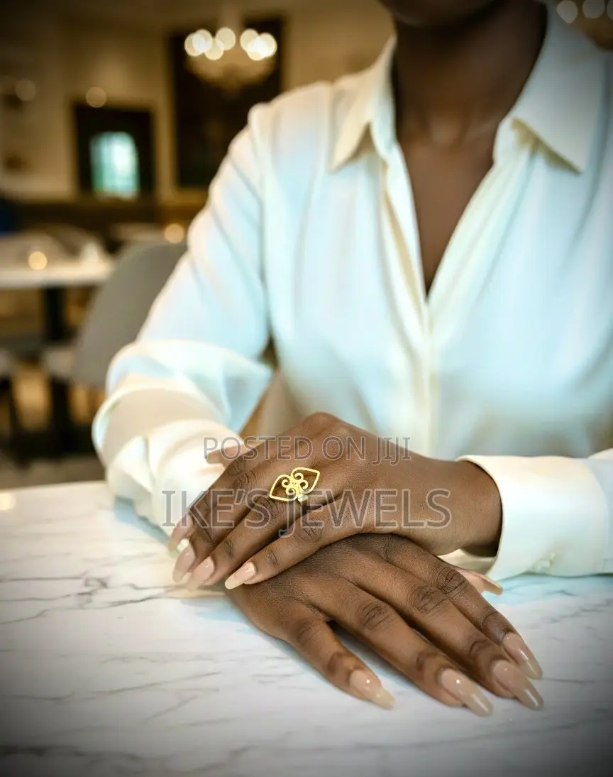 Adinkra Symbols Gold Rings