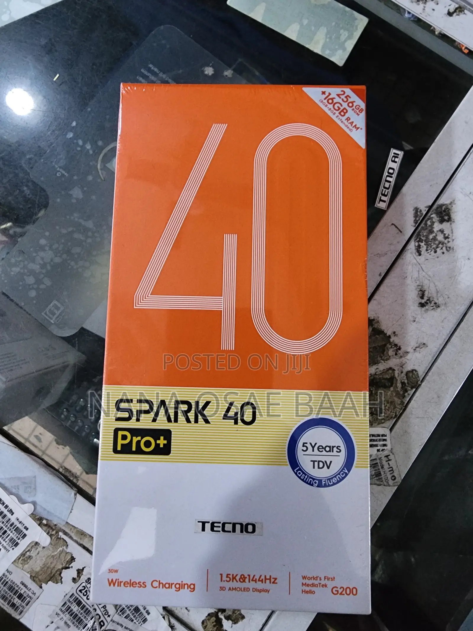 New Tecno Spark 40 Pro+ 256 GB Black