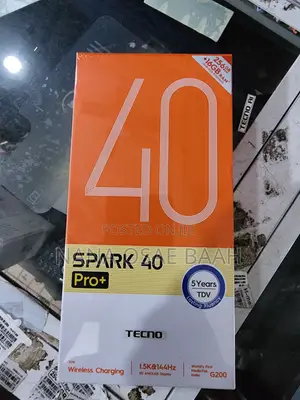 New Tecno Spark 40 Pro+ 256 GB Black