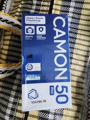 New Tecno Camon 50 Pro 256 GB Black