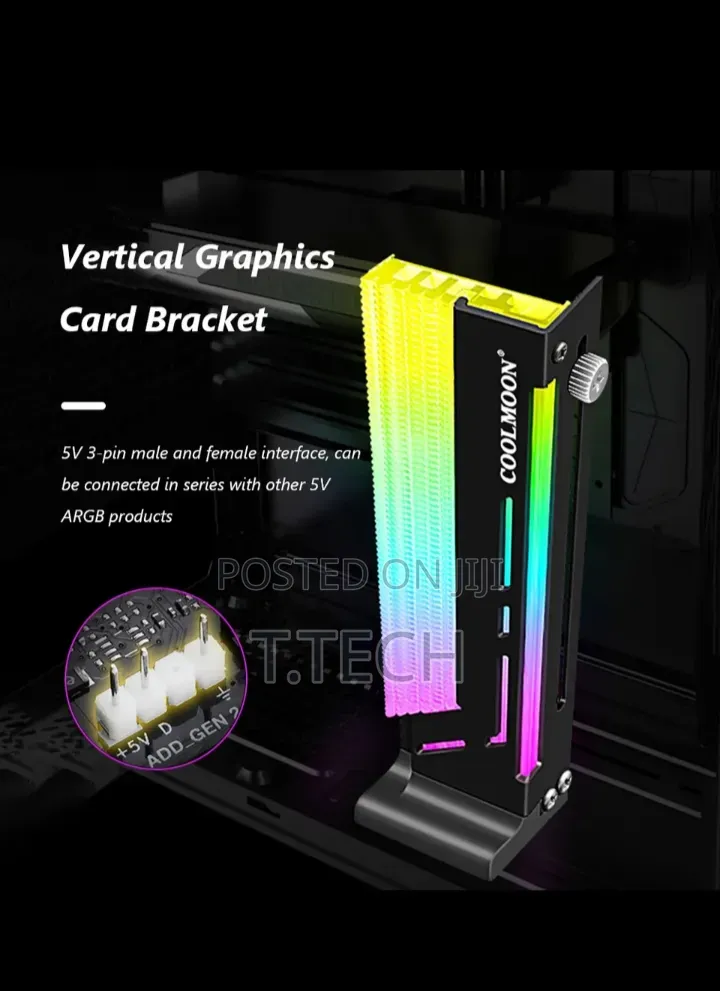 ARGB Graphics Card Holder