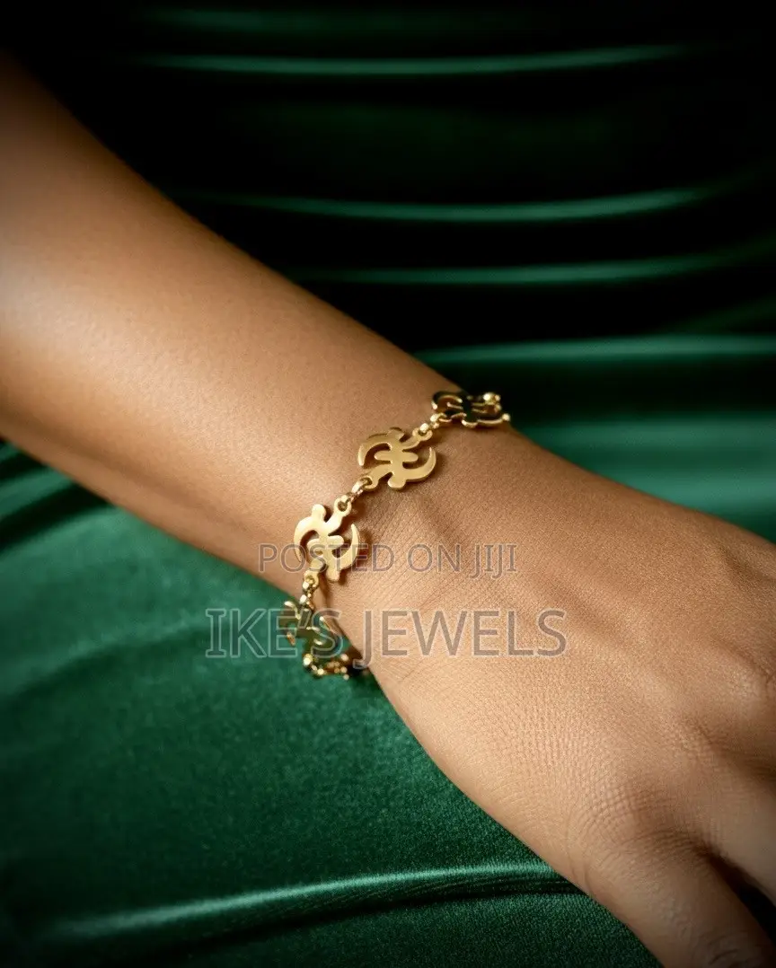 Adrinkra Gold Bracelets