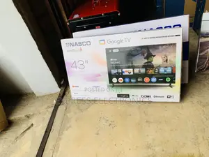 Ultra Slim Nasco 43” Frameless Smart Android Google TV (NAS-B43FBFL-G)