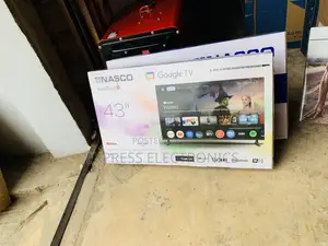 Ultra Slim Nasco 43” Frameless Smart Android Google TV (NAS-B43FBFL-G)