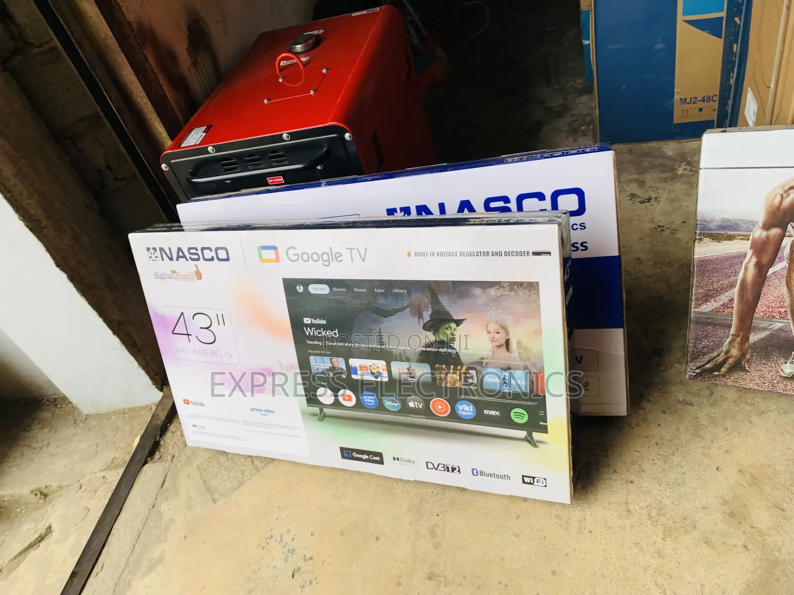 Zealous Nasco 43 Inch Frameless Smart Android Google TV (NAS-B43FBFL-G