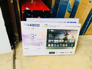 Text Us Nasco 43 Inch Frameless Smart Android Google TV (NAS-B43FBFL-G