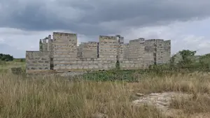 Half Plot With Uncompleted 3-Bedroom House for Sale