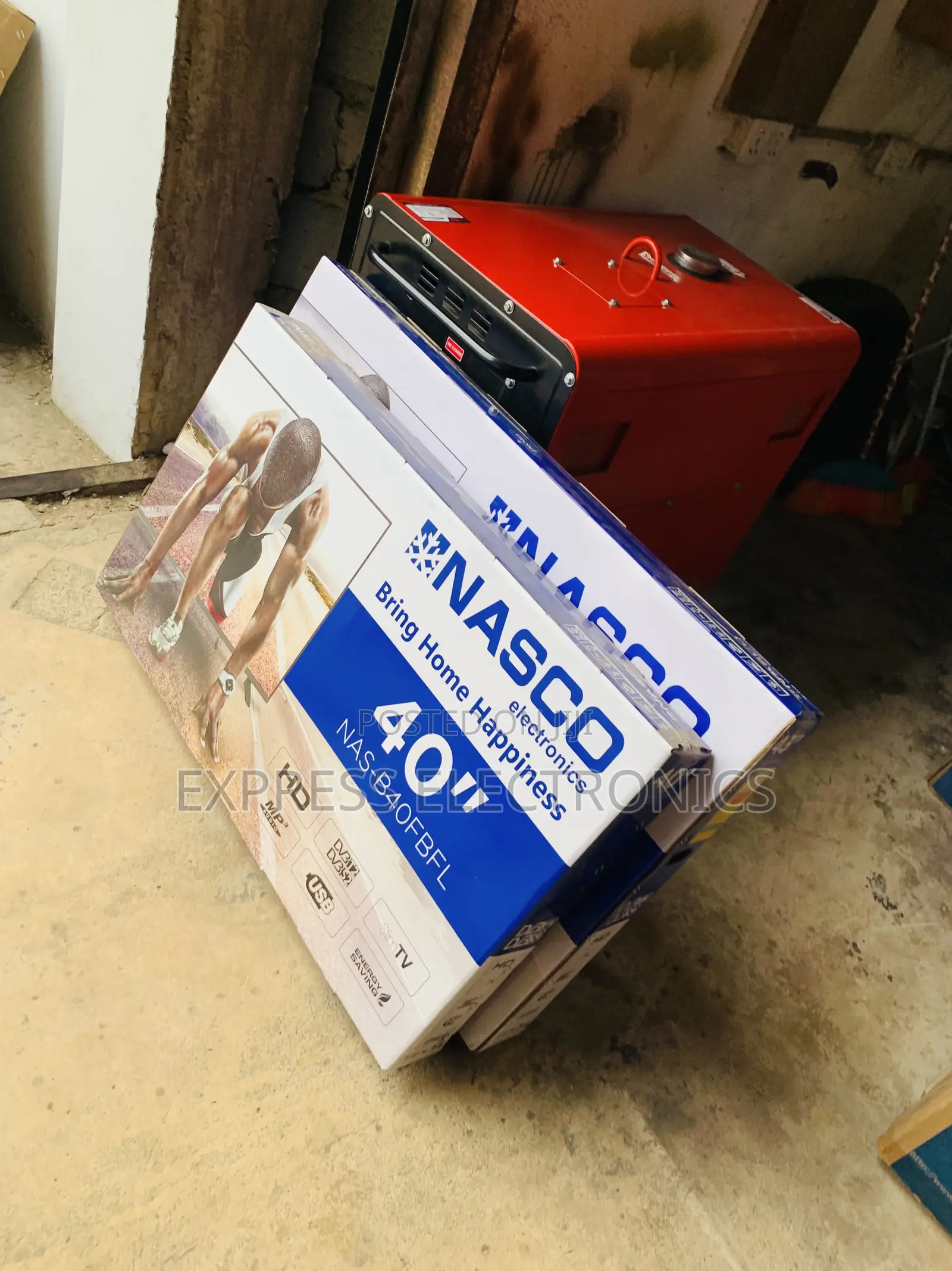 Hot  Deals Nasco NAS -B40fbfl Digital Satellite LED TV - 40" - Black