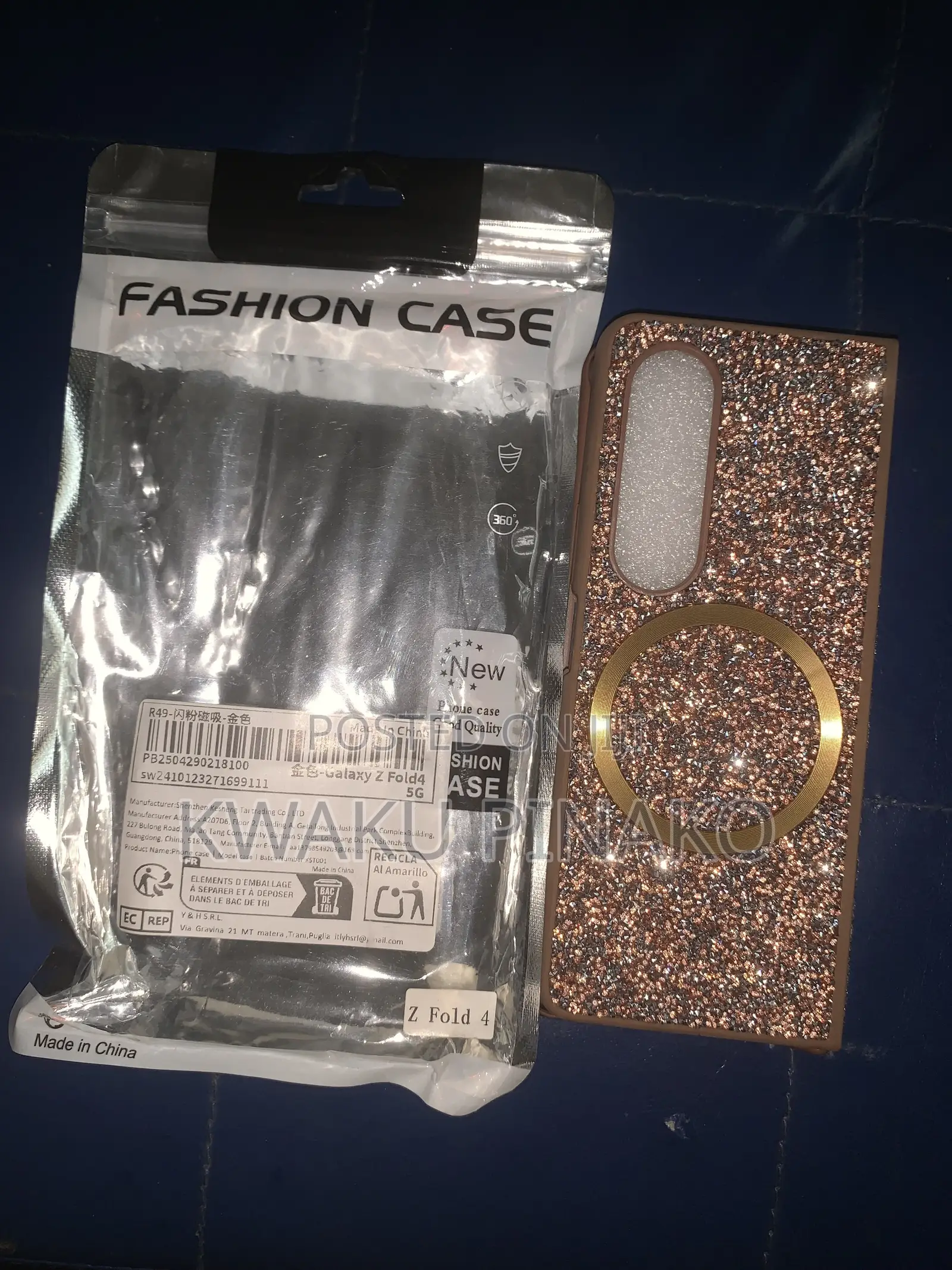 Glittering Samsung Fold 4 Fashion Case Forsale