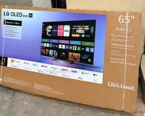 World's No.1 LG 65" OLED Alpha 9 AI Processor Gen8 TV